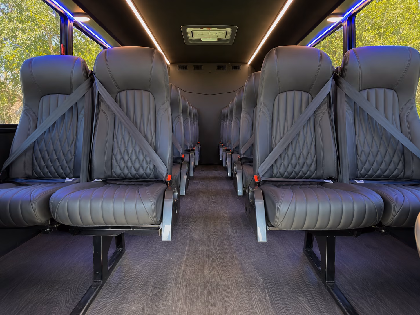 charter buses for sunrise wedding ceremonies and receptions