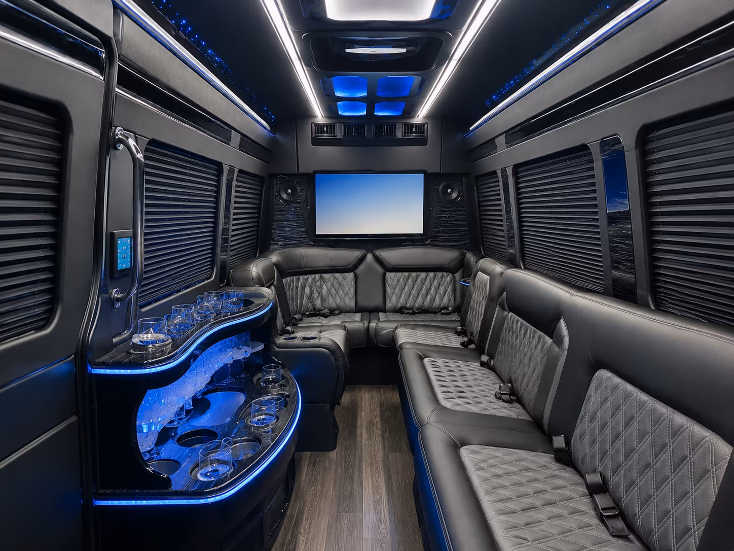 hotel to venue shuttle buses for sunrise corporate groups