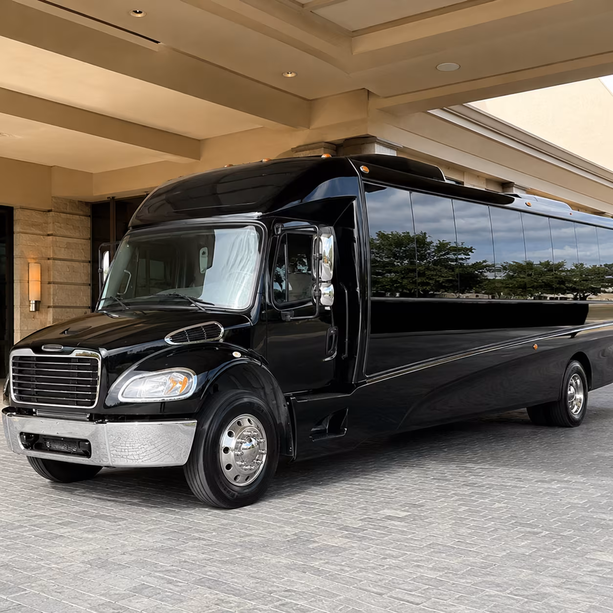shuttle buses for weekly worship services in sunrise