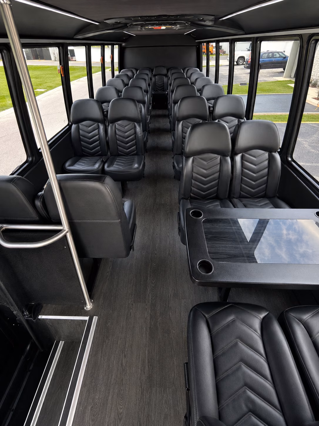 sunrise 15 passenger minibus interior