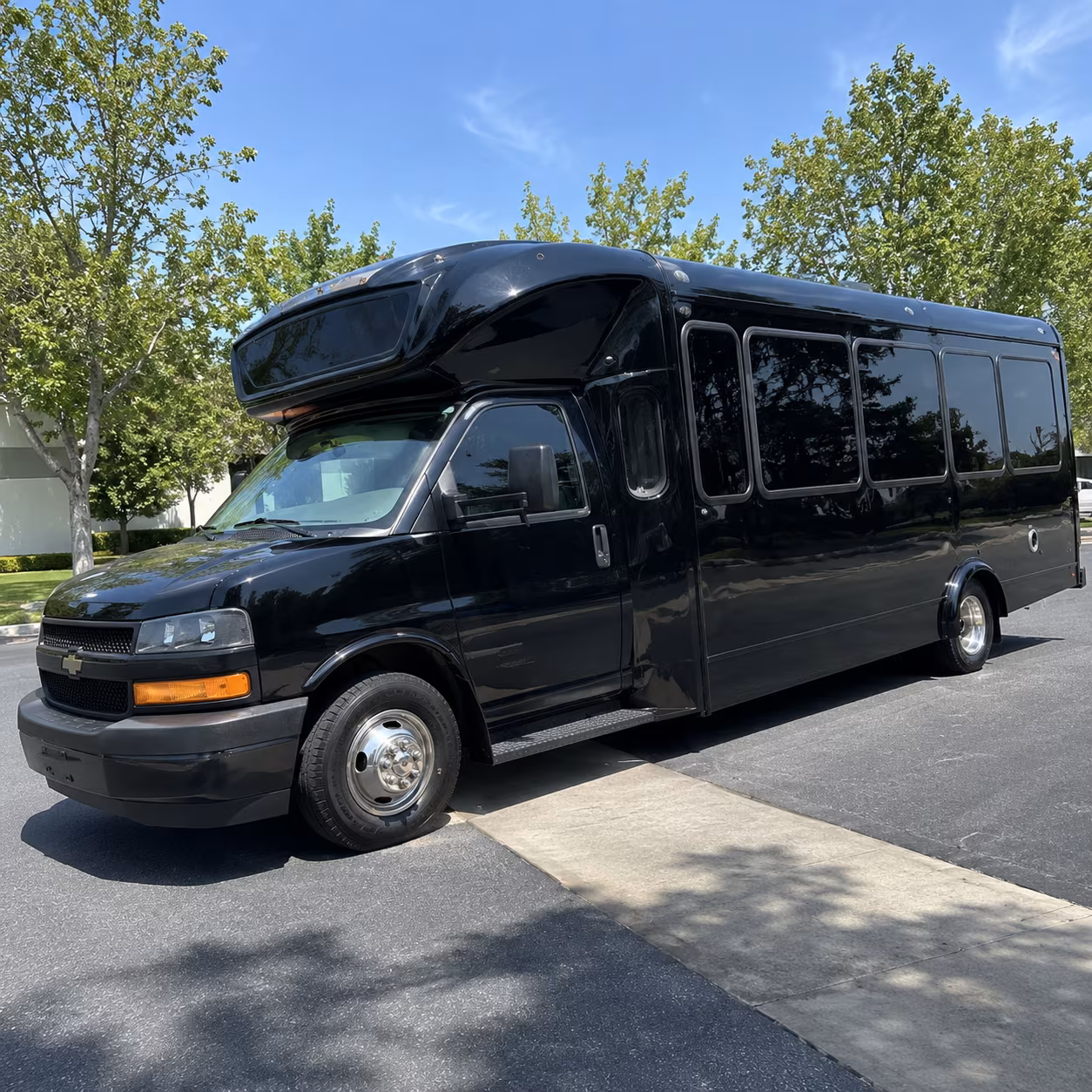 sunrise 15 passenger party bus