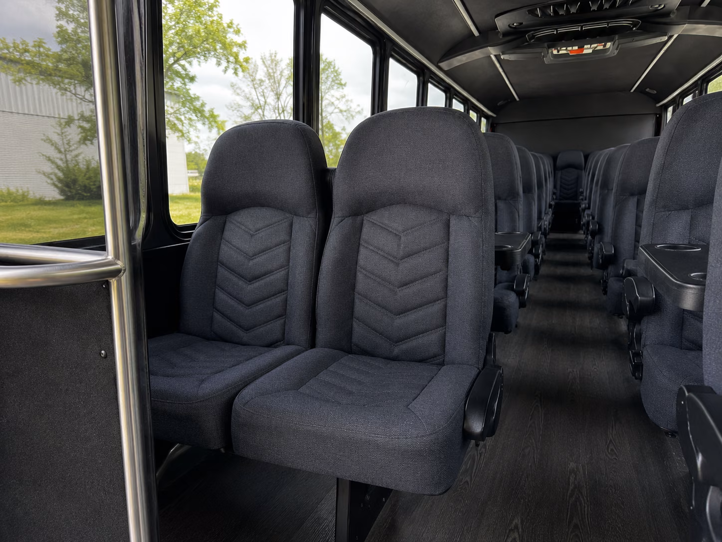 sunrise 18 passenger minibus interior