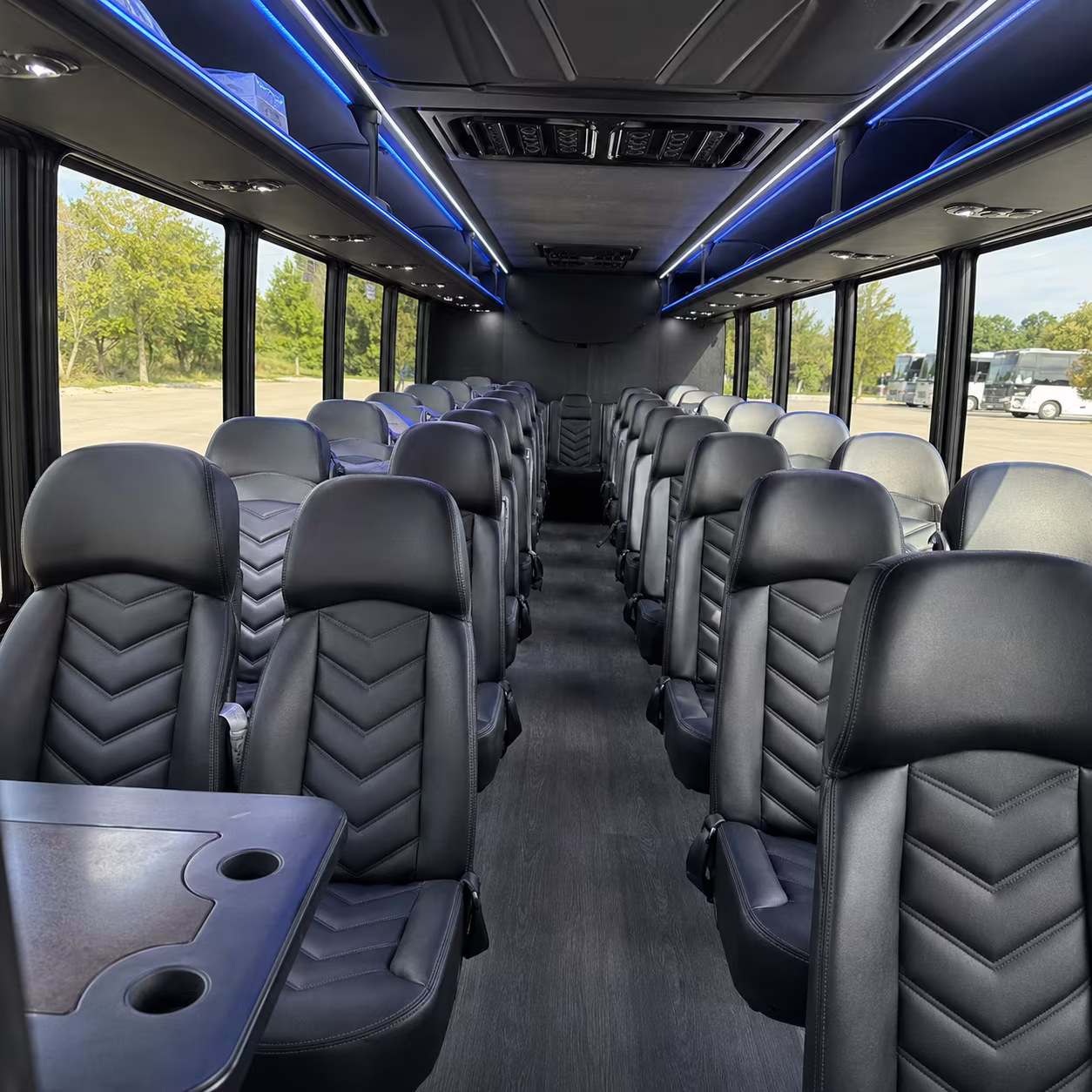 sunrise airport transportation onboard seating