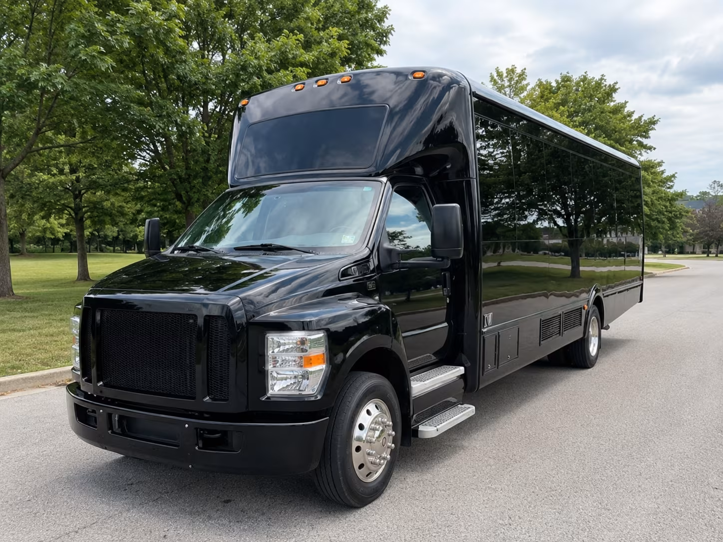 sunrise anniversary party bus rental