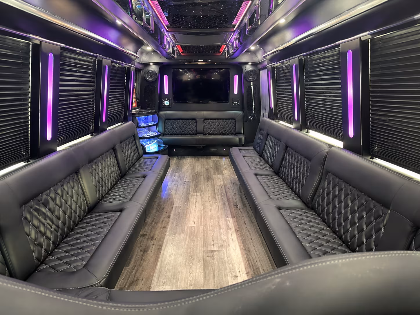 sunrise holiday party bus rental