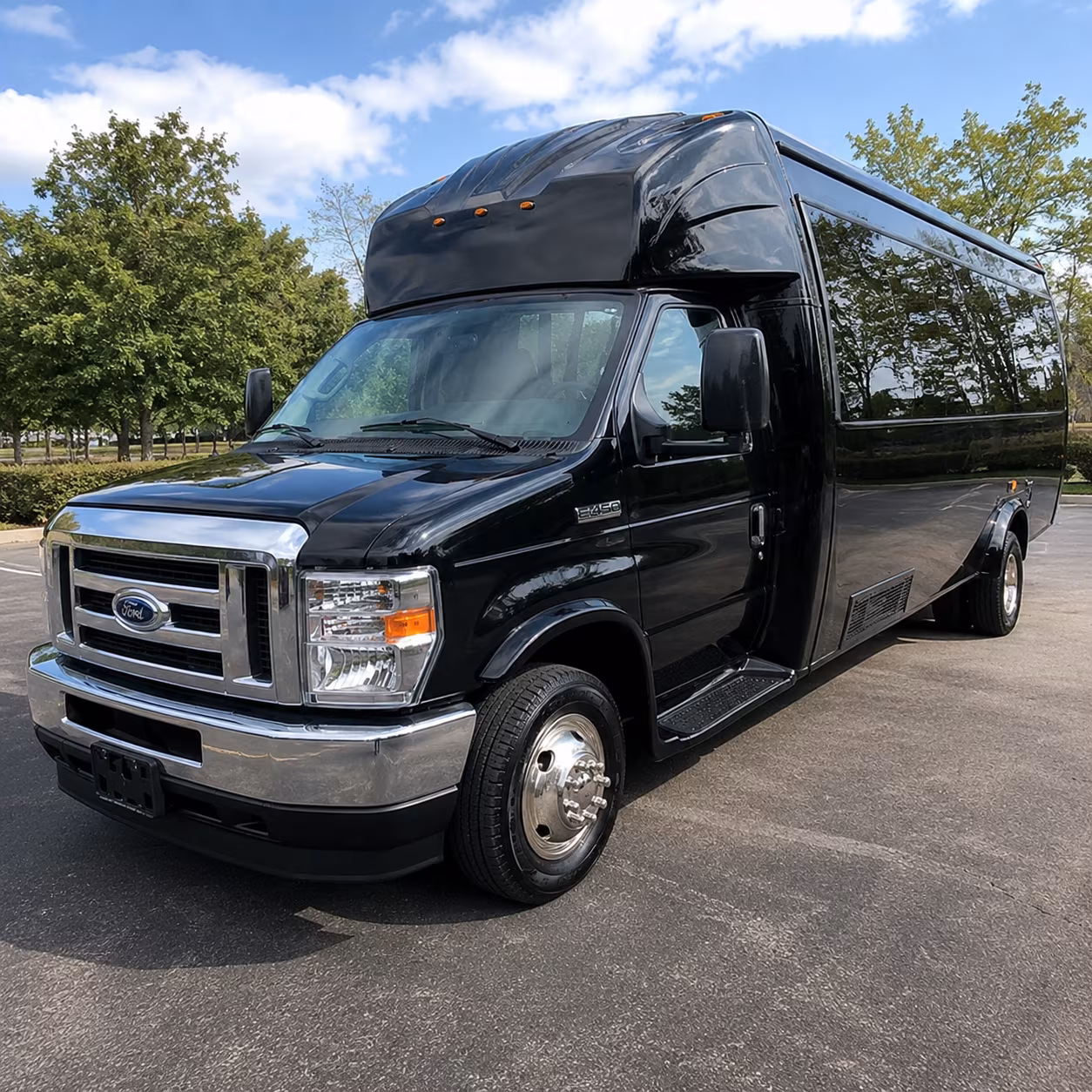 sunrise night out party bus rental