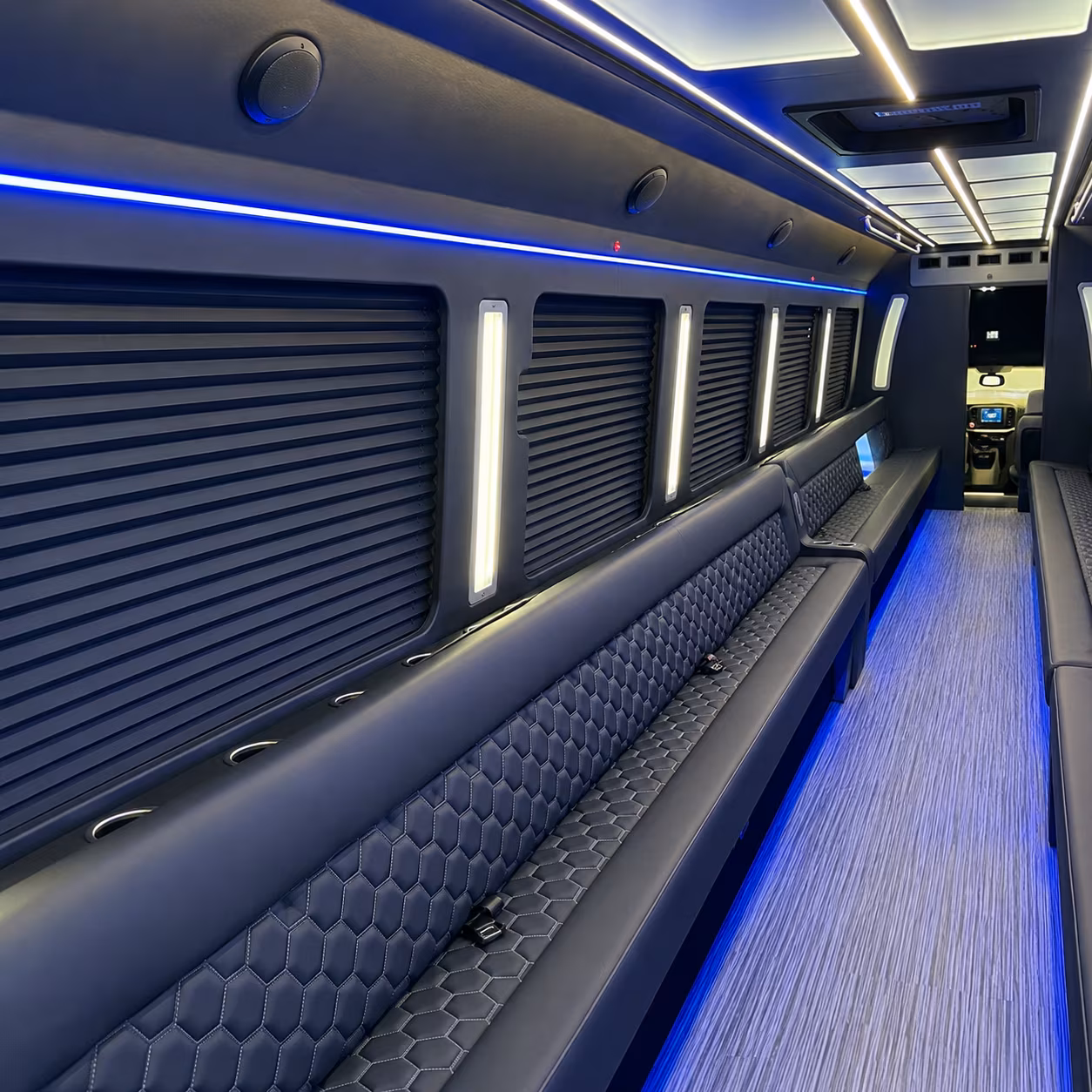sunrise party bus rentals inside