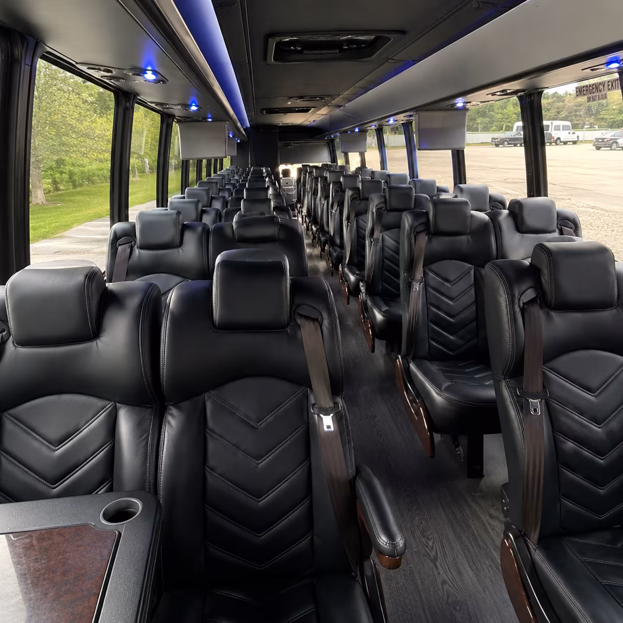 sunrise school event transportation onboard seating