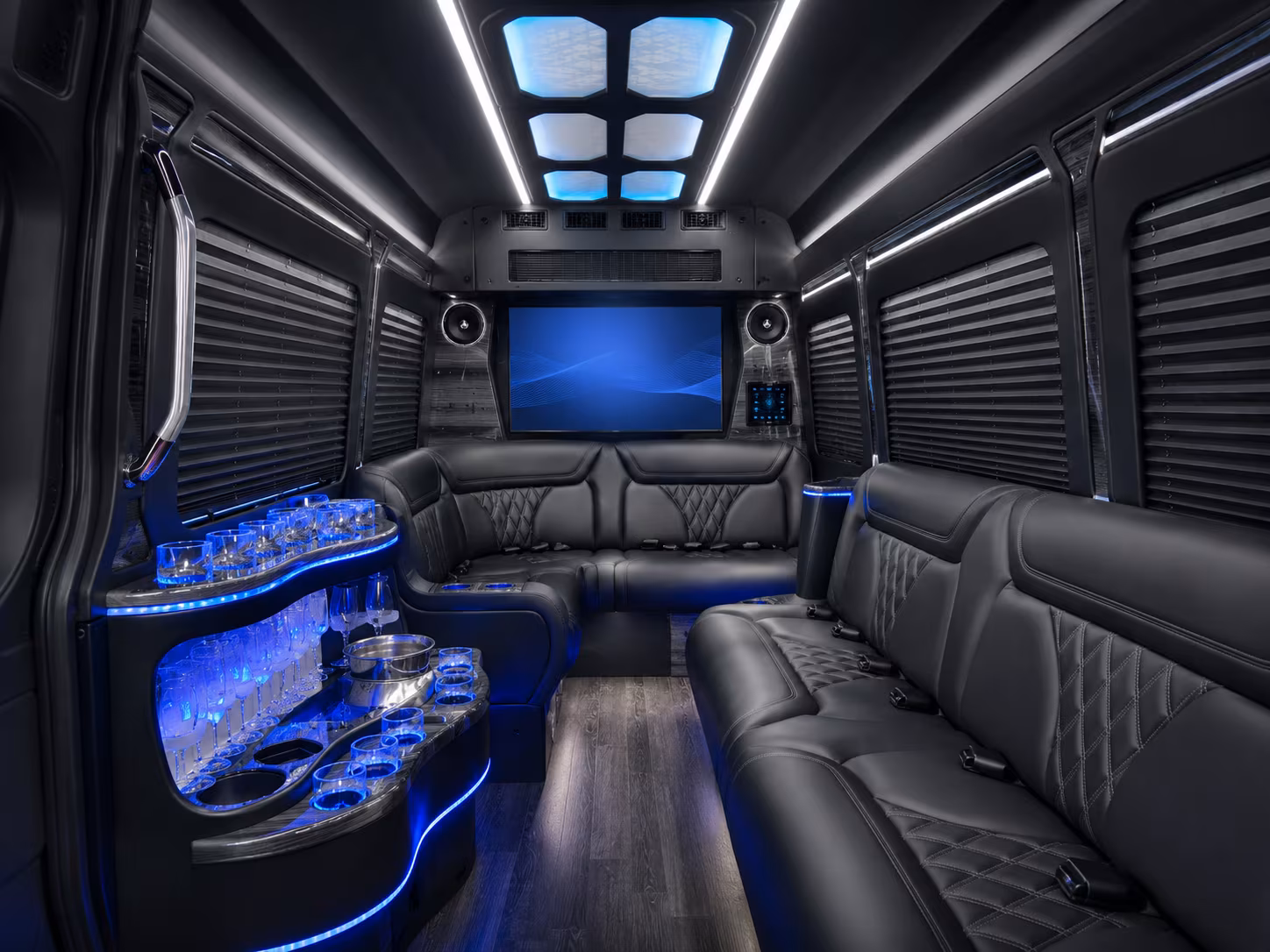 sunrise sprinter limousine interior
