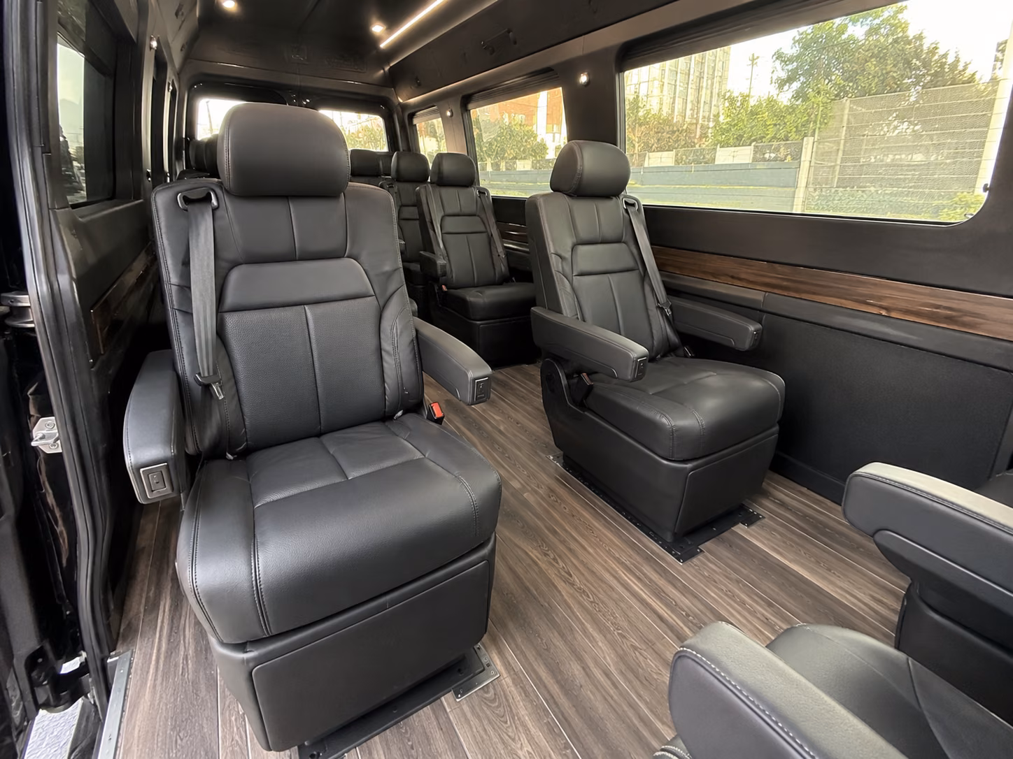 sunrise sprinter van with driver interior