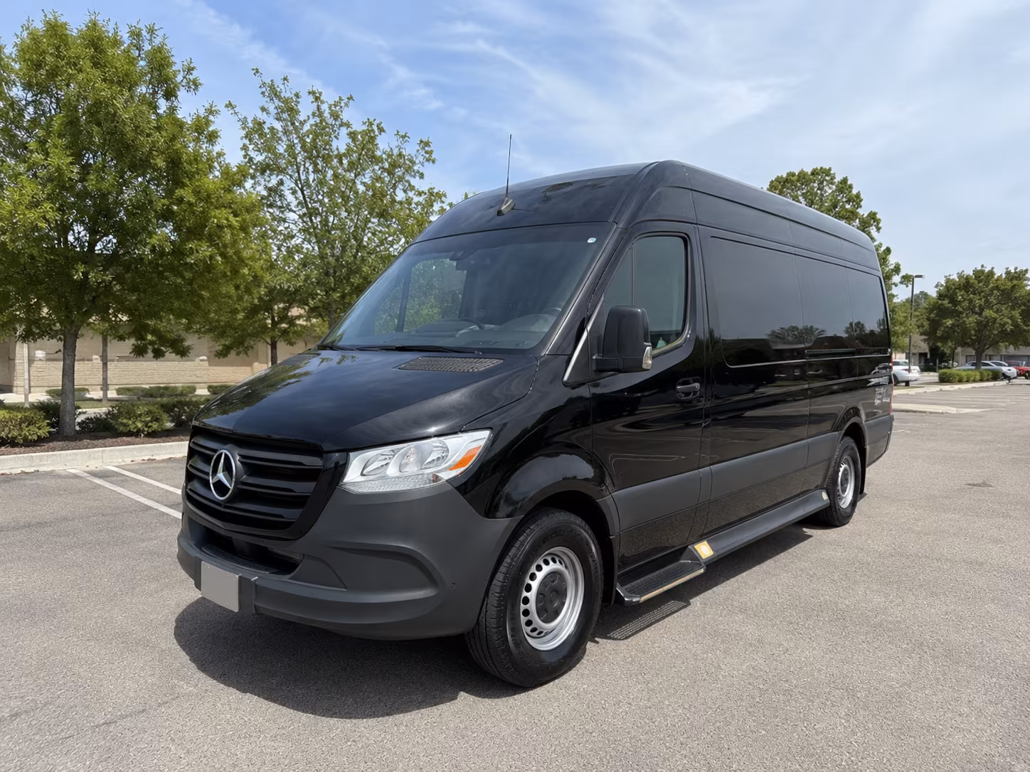 sunrise sprinter van with driver